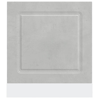 Pannello Lavastoviglie Kalmar Grigio Cemento 60x1,5x67 cm