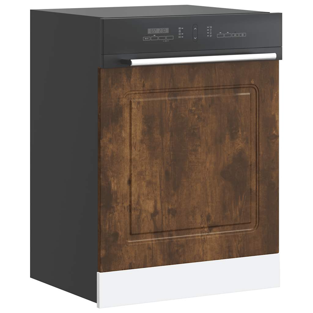 Pannello Lavastoviglie Kalmar Rovere Fumo 60x1,5x67 cm