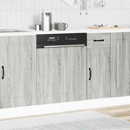 Pannello Lavastoviglie Kalmar Grigio Sonoma 60x1,5x67 cm