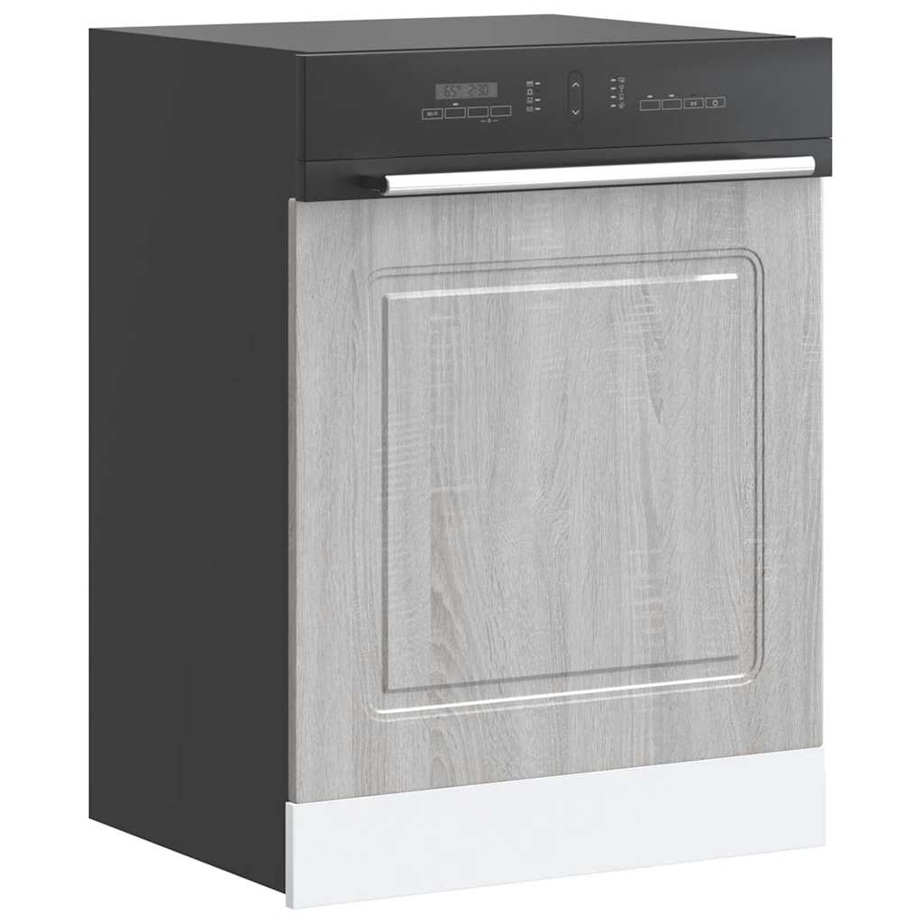 Pannello Lavastoviglie Kalmar Grigio Sonoma 60x1,5x67 cm