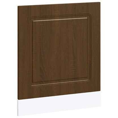 Pannello Lavastoviglie Kalmar Rovere Marrone 60x1,5x67 cm