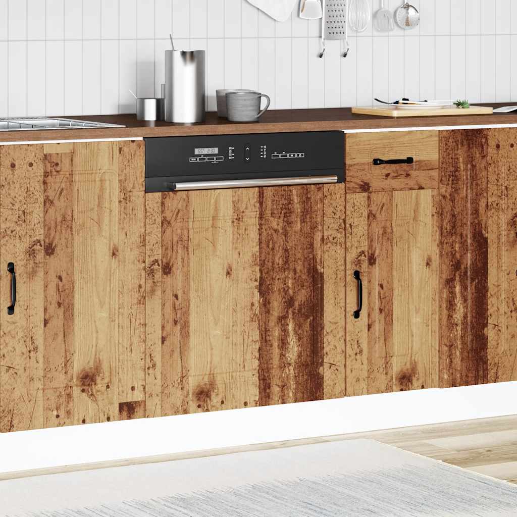Pannello Lavastoviglie Kalmar Legno Antico 60x1,5x67 cm