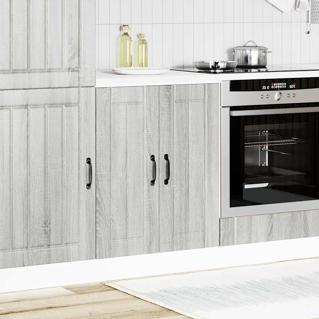 Mobile Base Lavello Lucca Grigio Sonoma in Legno Multistrato