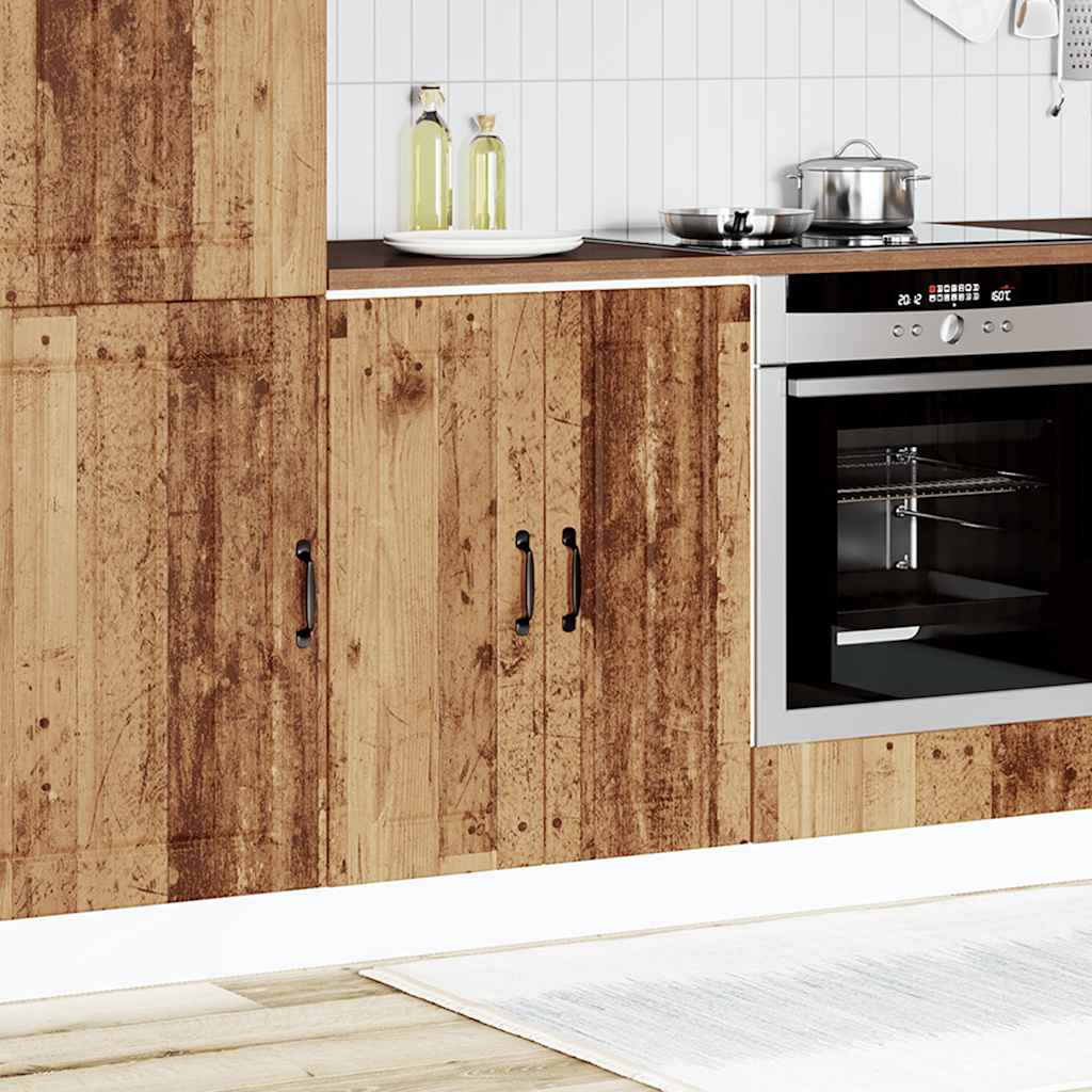 Mobile Base Lavello Lucca Legno Antico in Legno Multistrato