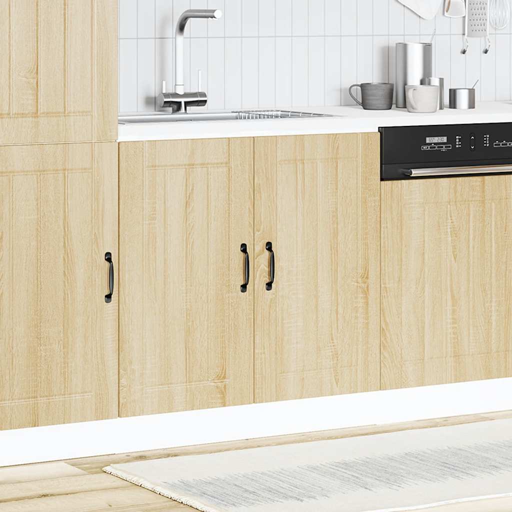 Mobile Base Lavello Lucca Rovere Sonoma in Legno Multistrato
