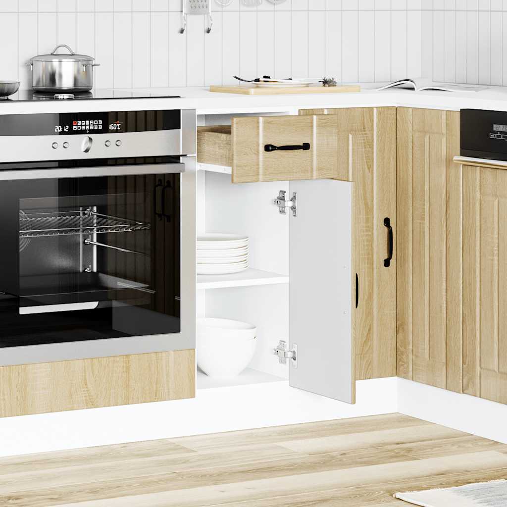 Base da Cucina Lucca Rovere Sonoma in Legno Multistrato