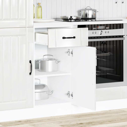 Base da Cucina Lucca Bianco Lucido in Legno Multistrato