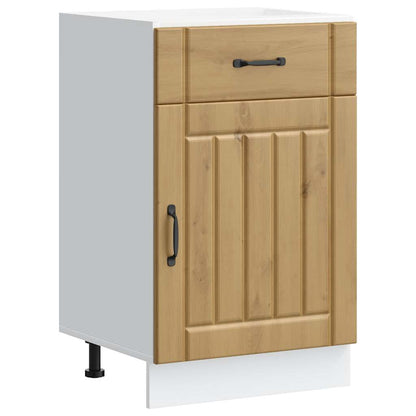 Base da Cucina Lucca Rovere Artigianale in Legno Multistrato