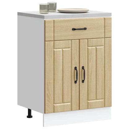 Base da Cucina Lucca Rovere Sonoma in Legno Multistrato