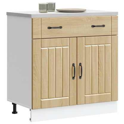 Base da Cucina Lucca Rovere Sonoma in Legno Multistrato
