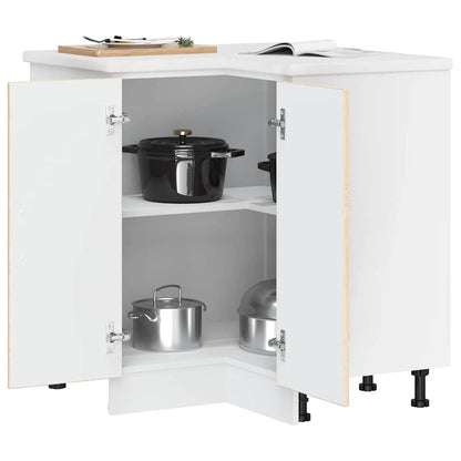 Mobile Base ad Angolo Cucina Lucca Rovere Sonoma in Truciolato