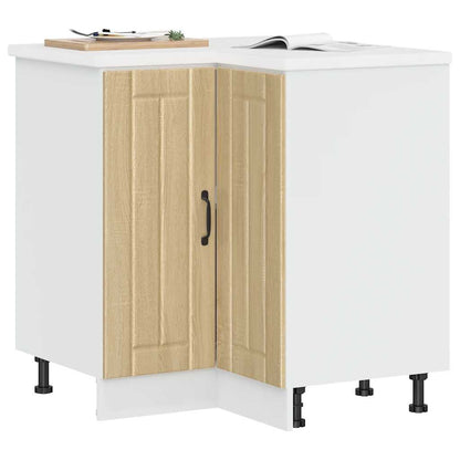 Mobile Base ad Angolo Cucina Lucca Rovere Sonoma in Truciolato