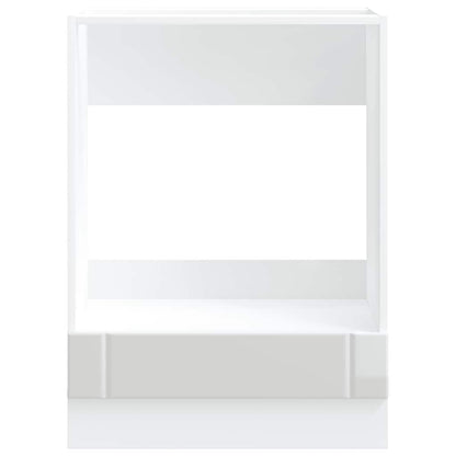 Armadio Forno Lucca Bianco Lucido in Legno Multistrato