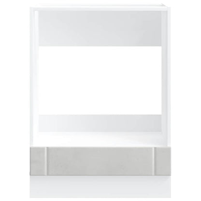 Armadio Forno Lucca Grigio Cemento in Legno Multistrato