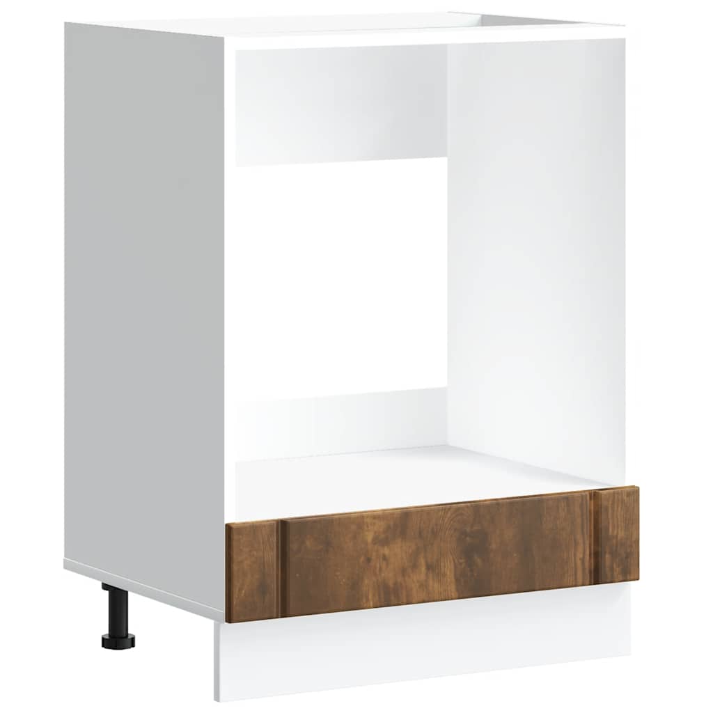 Armadio Forno Lucca Rovere Fumo in Legno Multistrato