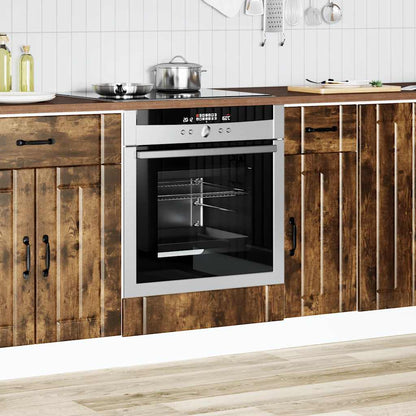 Armadio Forno Lucca Rovere Fumo in Legno Multistrato