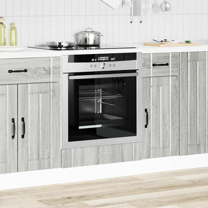 Armadio Forno Lucca Grigio Sonoma in Legno Multistrato