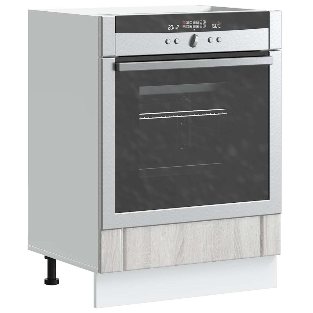 Armadio Forno Lucca Grigio Sonoma in Legno Multistrato