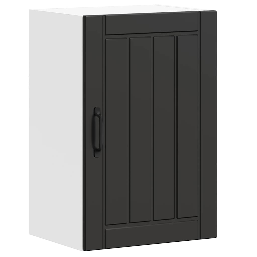 Pensile da Cucina Lucca Nero in Legno Multistrato