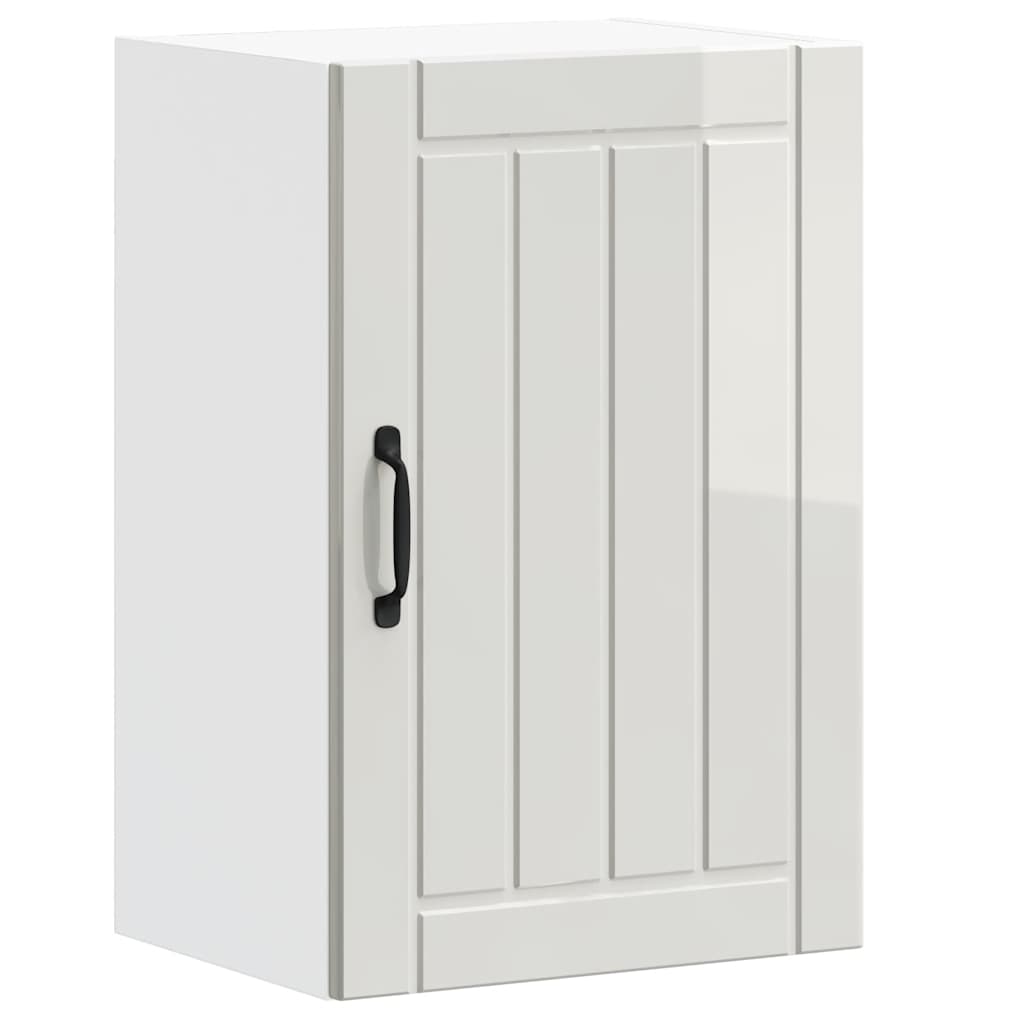 Pensile da Cucina Lucca Bianco Lucido in Legno Multistrato