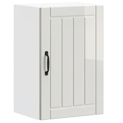 Pensile da Cucina Lucca Bianco Lucido in Legno Multistrato