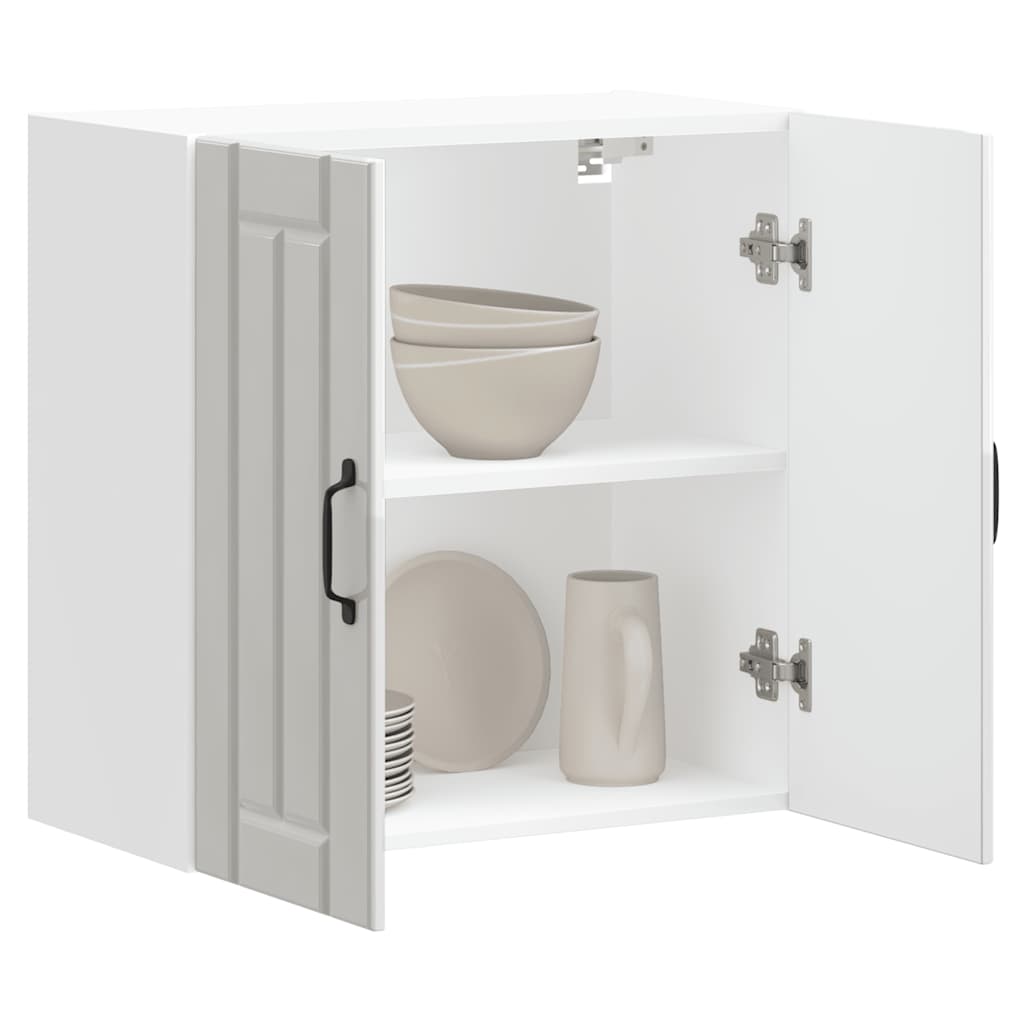 Pensile da Cucina Lucca Bianco Lucido in Legno Multistrato