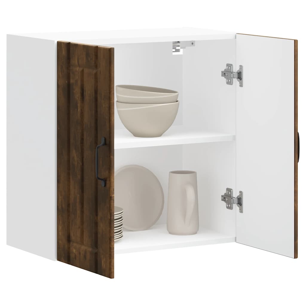 Pensile da Cucina Lucca Rovere Fumo in Legno Multistrato
