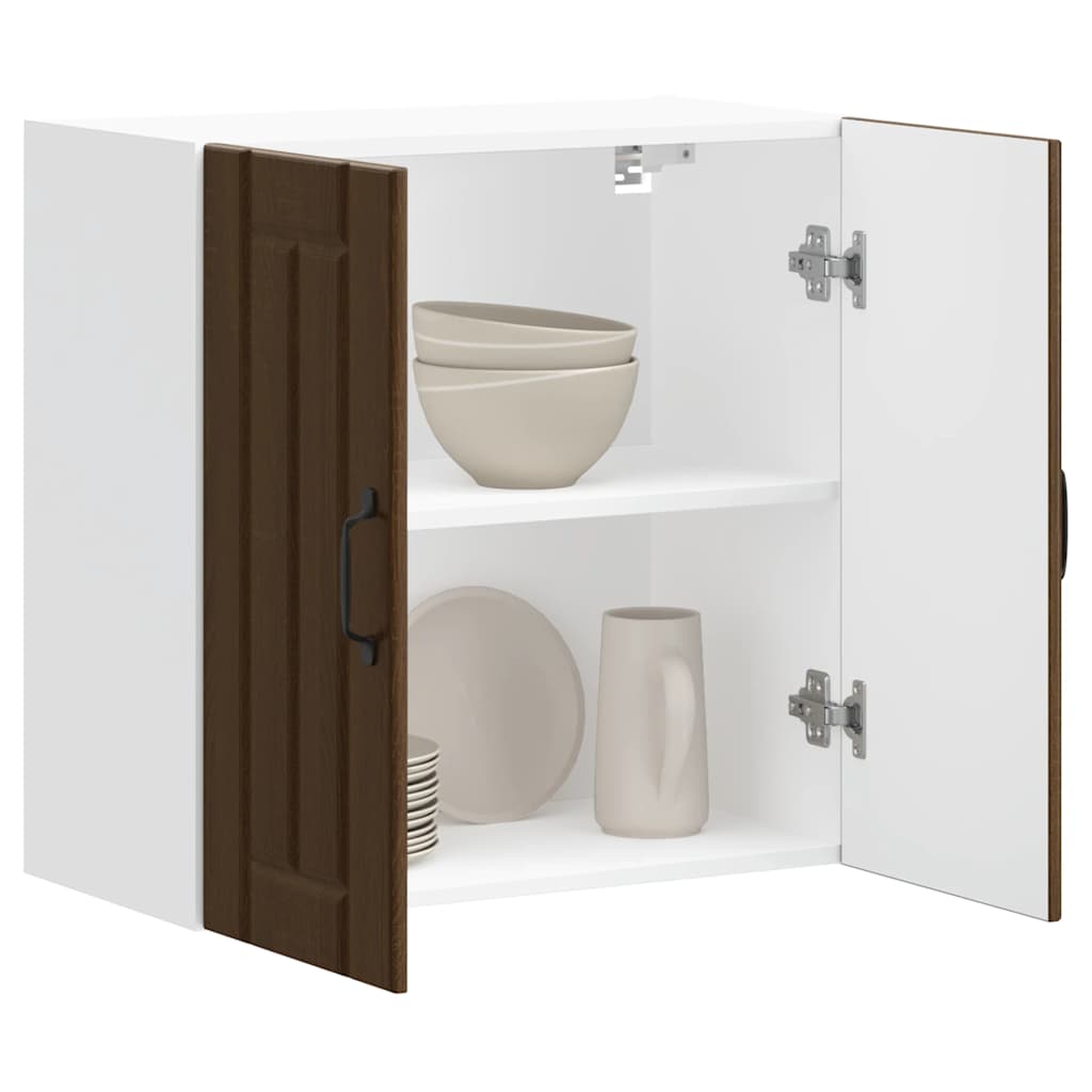 Pensile da Cucina Lucca Rovere Marrone in Legno Multistrato