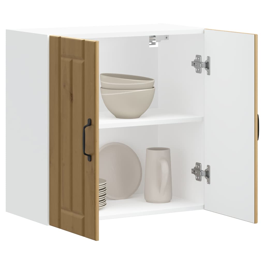 Pensile da Cucina Lucca Rovere Artigianale in Legno Multistrato