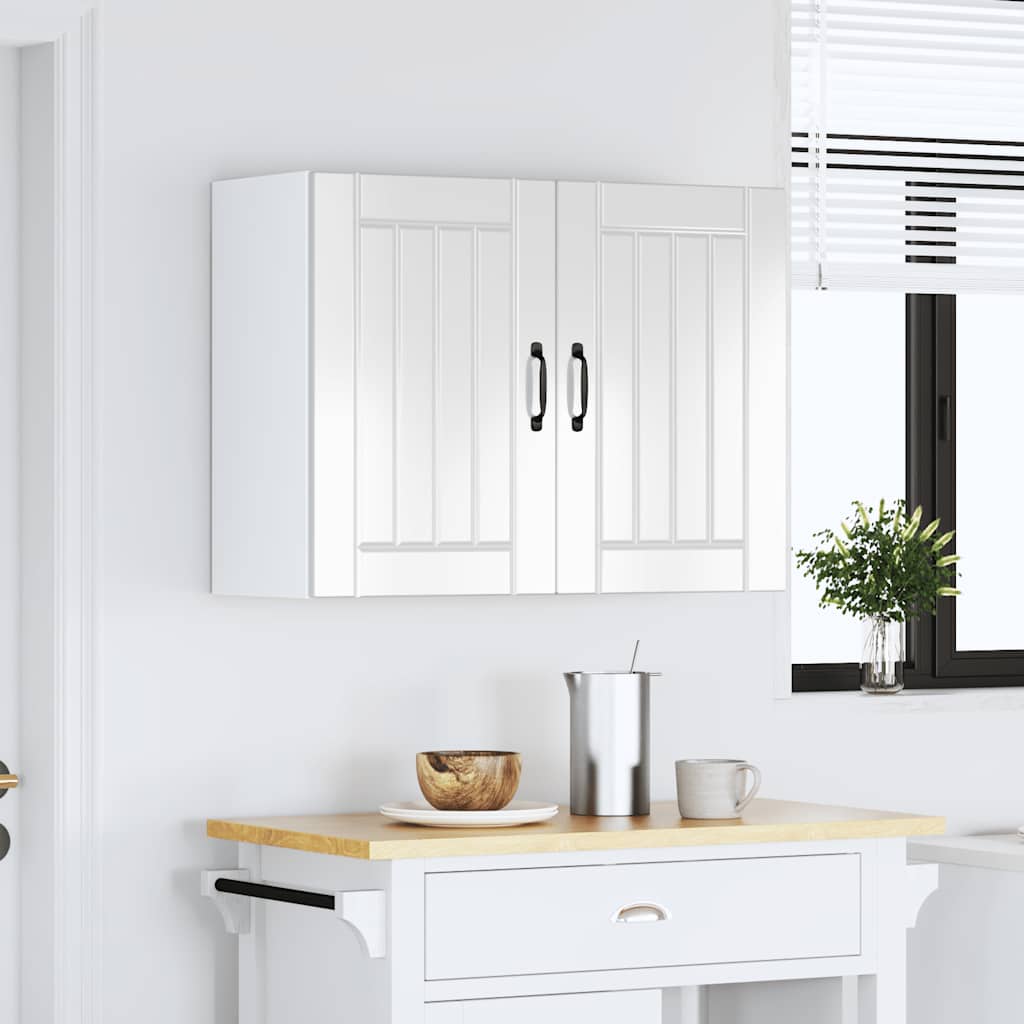 Pensile da Cucina Lucca Bianco Lucido in Legno Multistrato