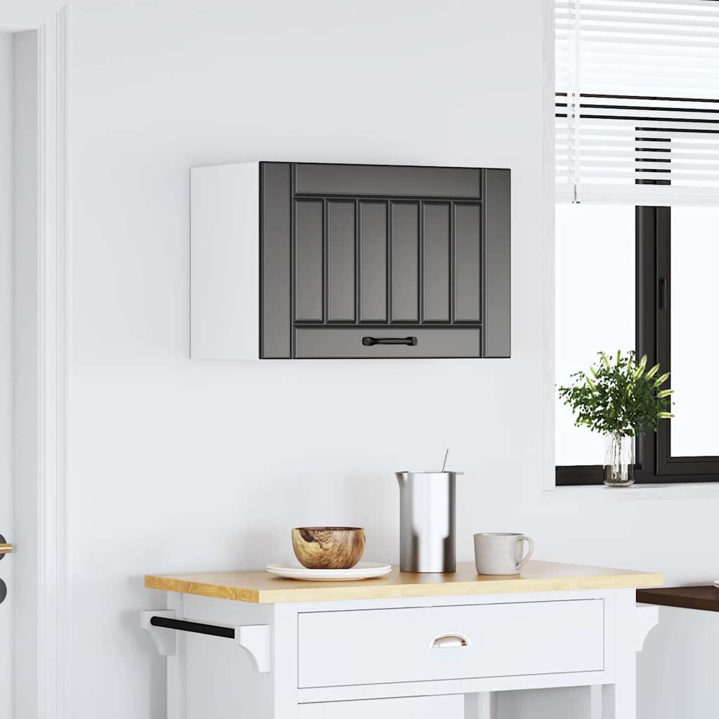 Pensile da Cucina Lucca Nero in Legno Multistrato