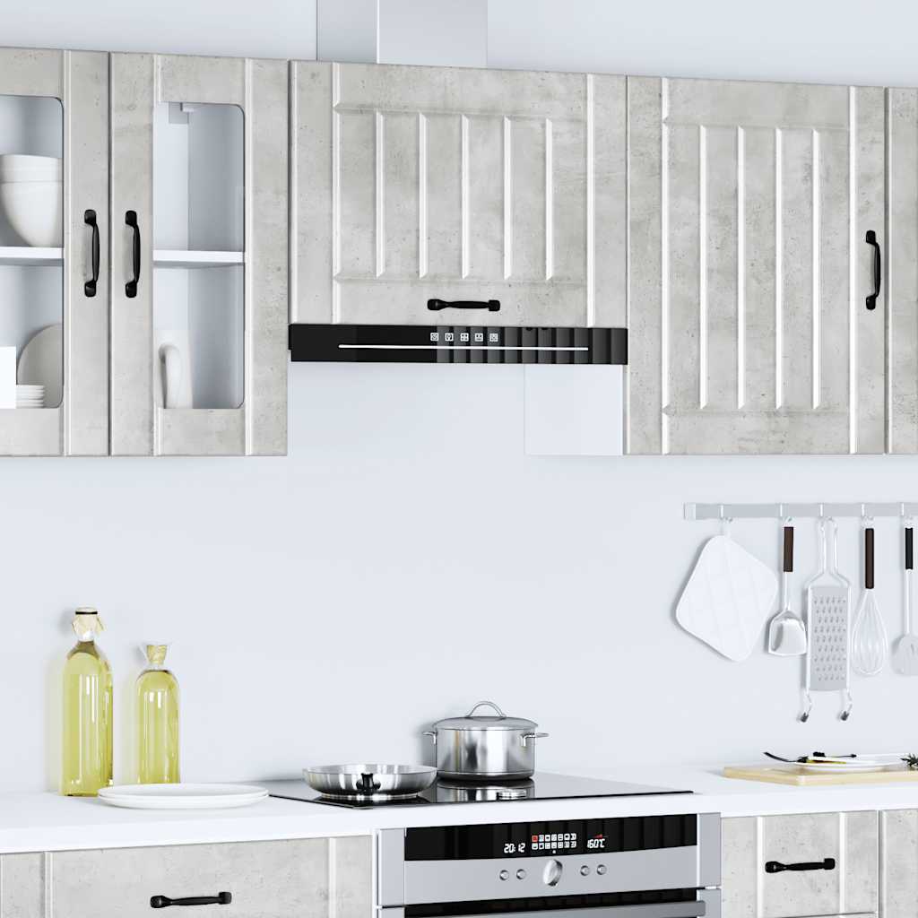 Pensile da Cucina Lucca Grigio Cemento in Legno Multistrato