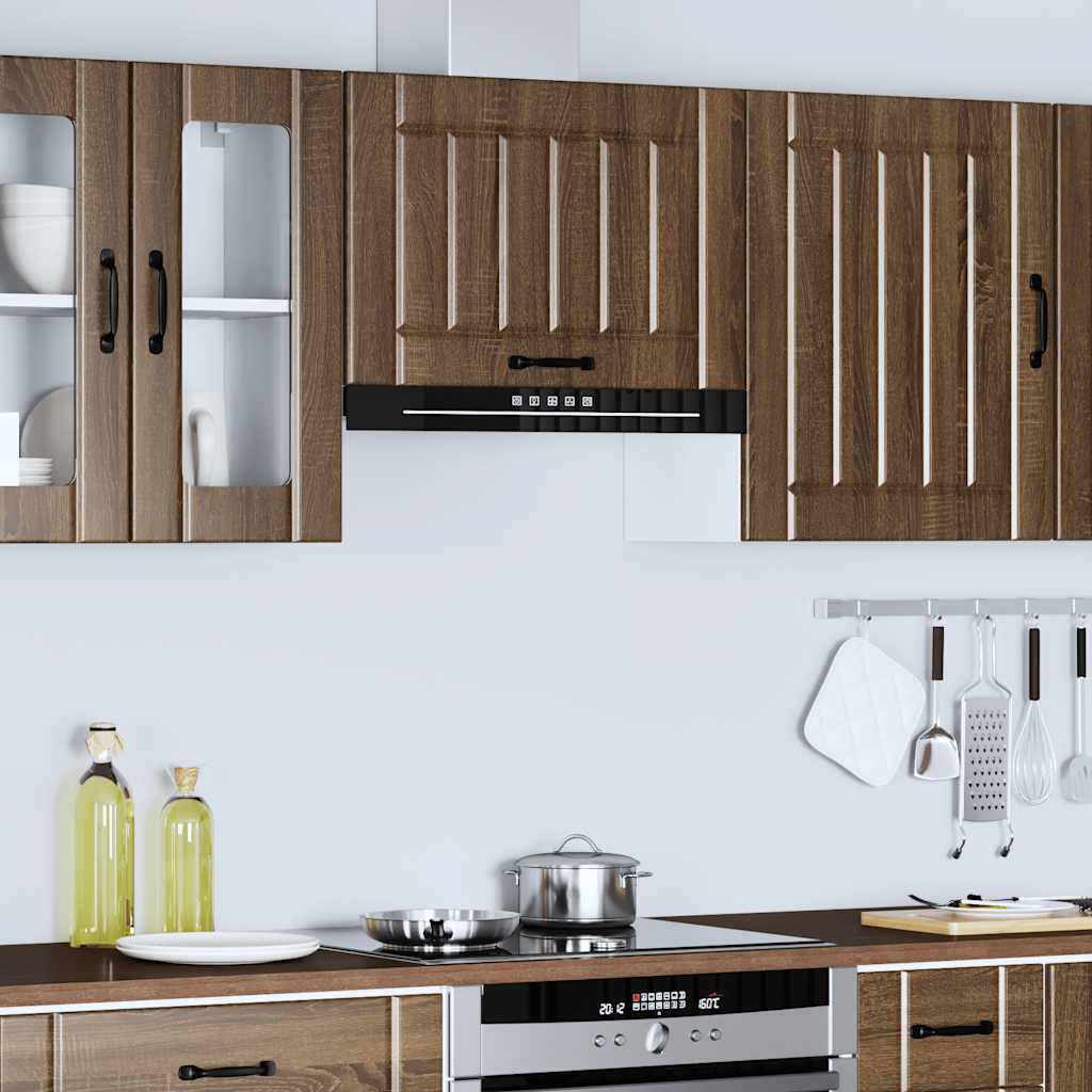 Pensile da Cucina Lucca Rovere Marrone in Legno Multistrato