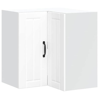 Pensile da Cucina ad Angolo Lucca Bianco in Legno Multistrato