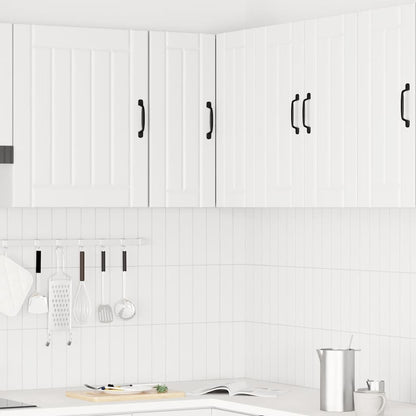 Pensile da Cucina ad Angolo Lucca Bianco in Legno Multistrato