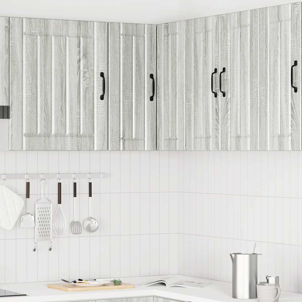Pensile da Cucina ad Angolo Lucca Grigio Sonoma in Truciolato