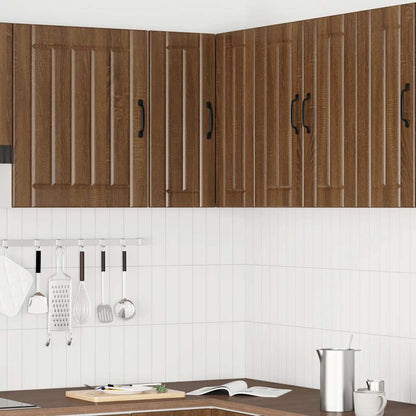 Pensile da Cucina ad Angolo Lucca Rovere Marrone in Truciolato