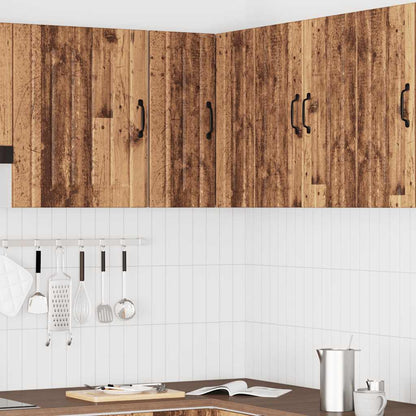 Pensile da Cucina ad Angolo Lucca Legno Antico in Truciolato