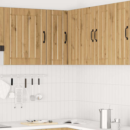 Pensile da Cucina ad Angolo Lucca Rovere Artigianale Truciolato