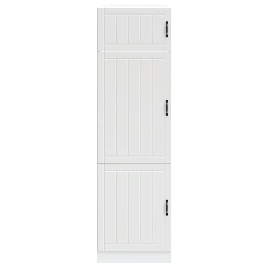 Armadio da Cucina Lucca Bianco in Legno Multistrato