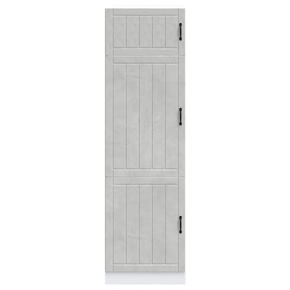 Armadio da Cucina Lucca Grigio Cemento in Legno Multistrato