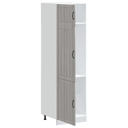 Armadio da Cucina Lucca Grigio Sonoma in Legno Multistrato