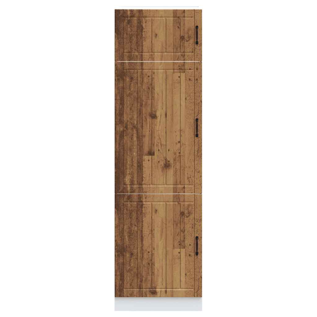 Armadio da Cucina Lucca Legno Vecchio in Legno Multistrato