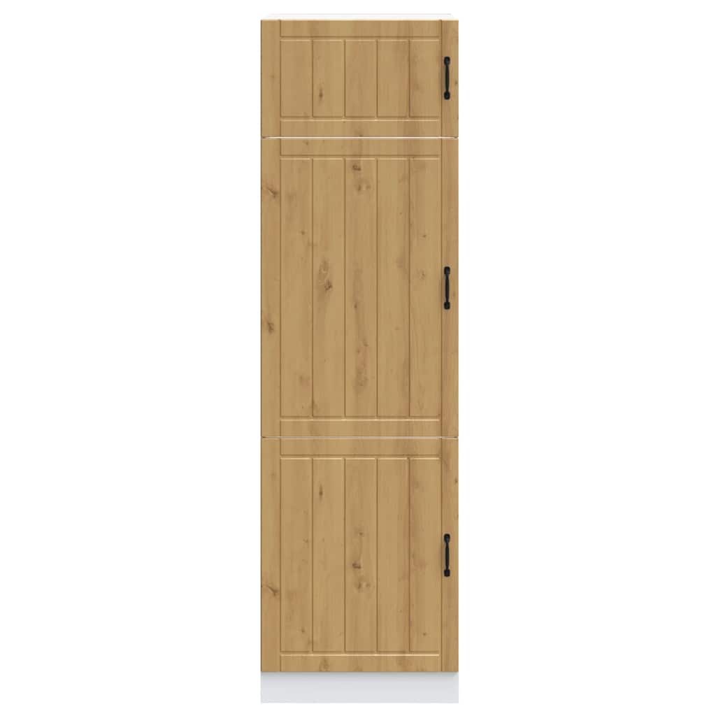 Armadio da Cucina Lucca Rovere Artigianale Legno Multistrato