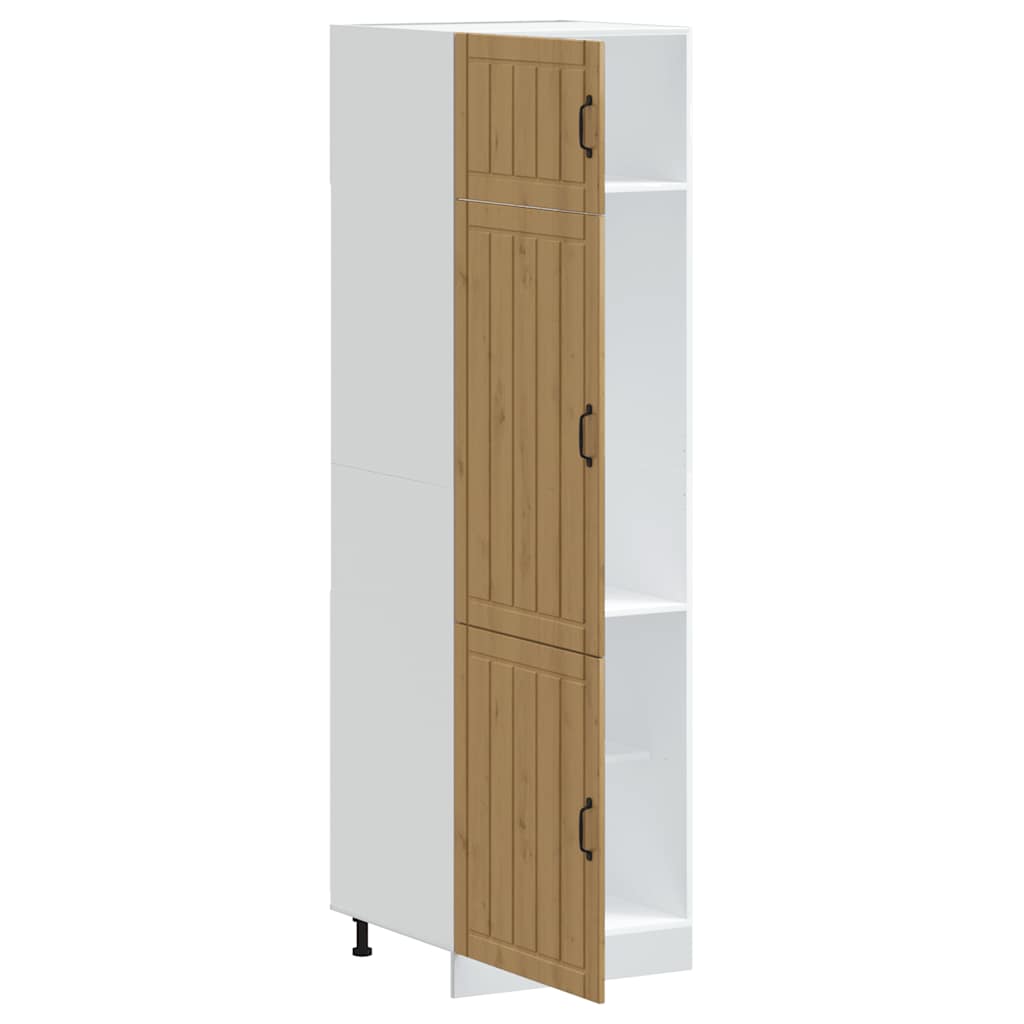 Armadio da Cucina Lucca Rovere Artigianale Legno Multistrato