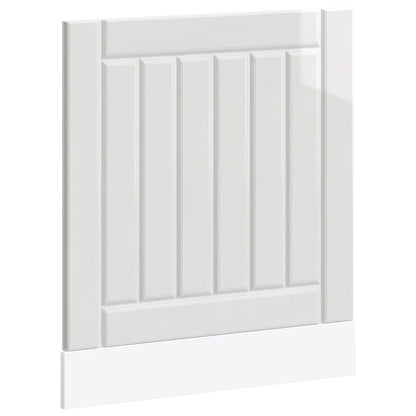 Pannello Lavastoviglie Lucca Bianco Lucido in Legno Multistrato