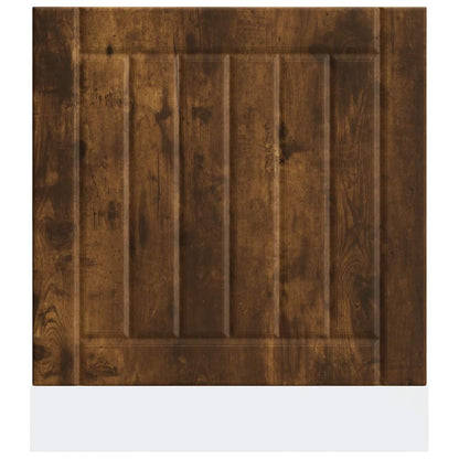 Pannello Lavastoviglie Lucca Rovere Fumo in Legno Multistrato