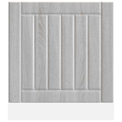 Pannello Lavastoviglie Lucca Grigio Sonoma in Legno Multistrato