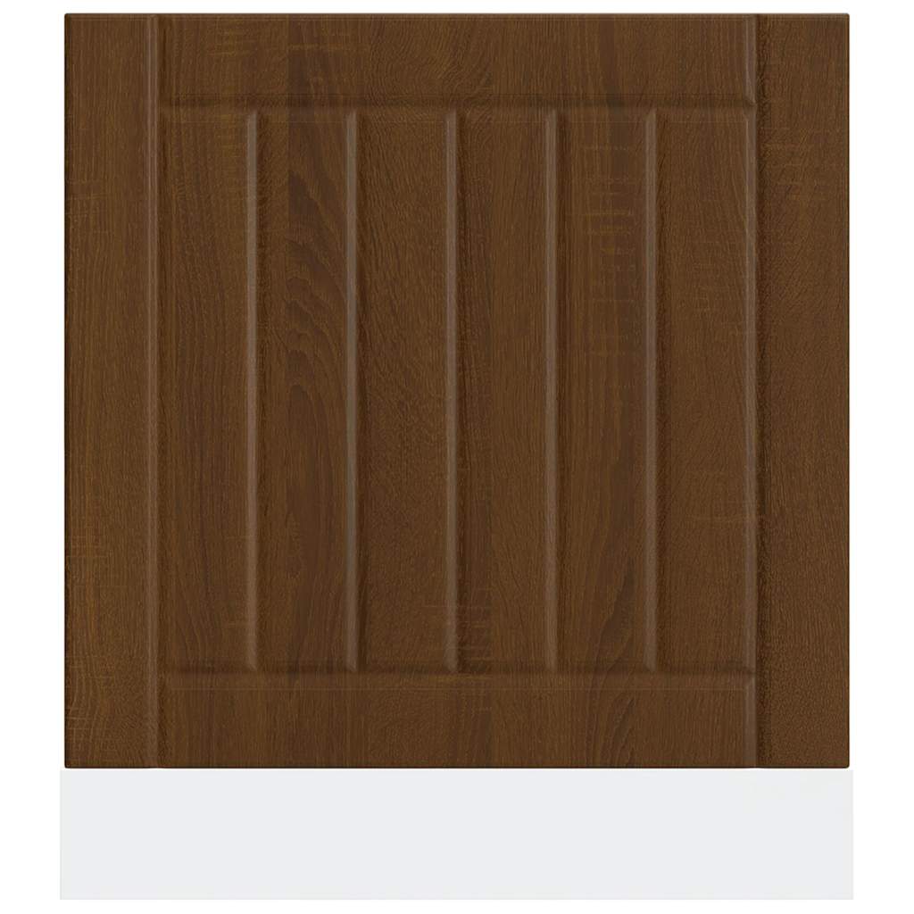Pannello Lavastoviglie Lucca Rovere Marrone Legno Multistrato