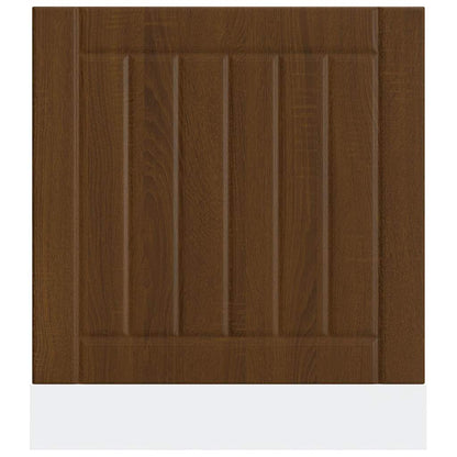 Pannello Lavastoviglie Lucca Rovere Marrone Legno Multistrato